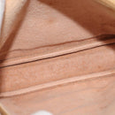 GUCCI Micro GG Supreme Shoulder Bag PVC Beige Gold 007 123 0428 Auth ki6116-11