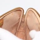 GUCCI Micro GG Supreme Shoulder Bag PVC Beige Gold 007 123 0428 Auth ki6116-20