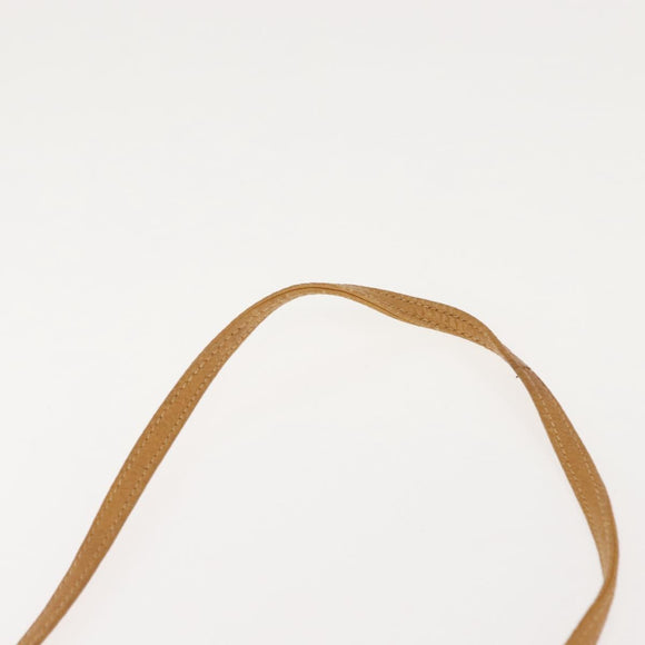 GUCCI Micro GG Supreme Shoulder Bag PVC Beige Gold 007 123 0428 Auth ki6116