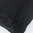 FENDI Mamma Baguette Shoulder Bag Nylon Black Silver Auth ki6120-16