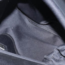 FENDI Mamma Baguette Shoulder Bag Nylon Black Silver Auth ki6120-11