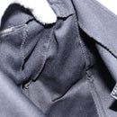 FENDI Mamma Baguette Shoulder Bag Nylon Black Silver Auth ki6120-22