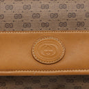 GUCCI Micro GG Supreme Shoulder Bag PVC Beige Gold 004 89 0265 Auth ki6121-17