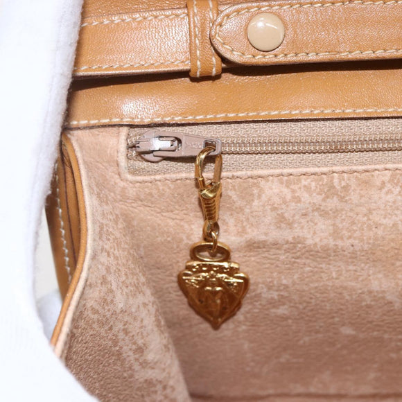 GUCCI Micro GG Supreme Shoulder Bag PVC Beige Gold 004 89 0265 Auth ki6121