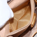 GUCCI Micro GG Supreme Shoulder Bag PVC Beige Gold 004 89 0265 Auth ki6121-11