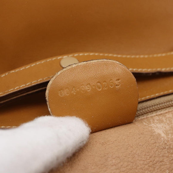 GUCCI Micro GG Supreme Shoulder Bag PVC Beige Gold 004 89 0265 Auth ki6121