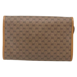 GUCCI Micro GG Supreme Shoulder Bag PVC Beige Gold 004 89 0265 Auth ki6121 - 0