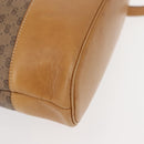 GUCCI Micro GG Supreme Shoulder Bag PVC Beige Gold Auth ki6122-10