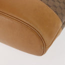 GUCCI Micro GG Supreme Shoulder Bag PVC Beige Gold Auth ki6122-14