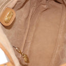 GUCCI Micro GG Supreme Shoulder Bag PVC Beige Gold Auth ki6122-11