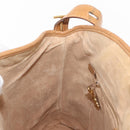 GUCCI Micro GG Supreme Shoulder Bag PVC Beige Gold Auth ki6122-20