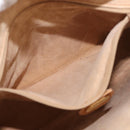 GUCCI Micro GG Supreme Shoulder Bag PVC Beige Gold Auth ki6122-21