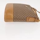 GUCCI Micro GG Supreme Shoulder Bag PVC Beige Gold Auth ki6122-3