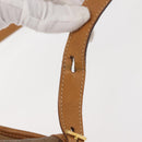 GUCCI Micro GG Supreme Shoulder Bag PVC Beige Gold Auth ki6122-9