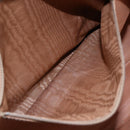 CELINE Macadam Canvas Tote Bag PVC Leather Brown Gold Auth ki6123-20