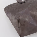 GUCCI GG Implementation Tote Bag PVC Silver Pink gray 211138 Auth ki6125-14