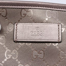 GUCCI GG Implementation Tote Bag PVC Silver Pink gray 211138 Auth ki6125-17