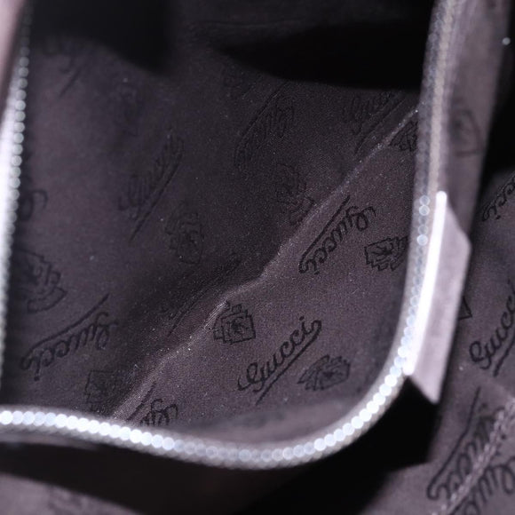 GUCCI GG Implementation Tote Bag PVC Silver Pink gray 211138 Auth ki6125