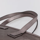 GUCCI GG Implementation Tote Bag PVC Silver Pink gray 211138 Auth ki6125-8