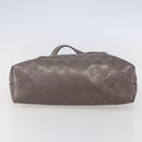 GUCCI GG Implementation Tote Bag PVC Silver Pink gray 211138 Auth ki6125-5