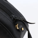 Christian Dior Trotter Canvas Shoulder Bag Black Auth ki6126-10
