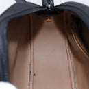 Christian Dior Trotter Canvas Shoulder Bag Black Auth ki6126-18