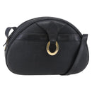 Christian Dior Trotter Canvas Shoulder Bag Black Auth ki6126-1