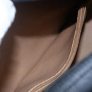 Christian Dior Trotter Canvas Shoulder Bag Black Auth ki6126-20