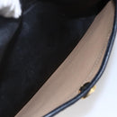 Christian Dior Trotter Canvas Shoulder Bag Black Auth ki6126-21