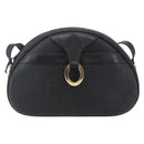 Christian Dior Trotter Canvas Shoulder Bag Black Auth ki6126-13