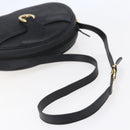 Christian Dior Trotter Canvas Shoulder Bag Black Auth ki6126-7
