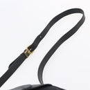 Christian Dior Trotter Canvas Shoulder Bag Black Auth ki6126-8