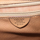 CELINE Macadam Canvas Tote Bag PVC Leather Brown Gold Auth ki6127-12
