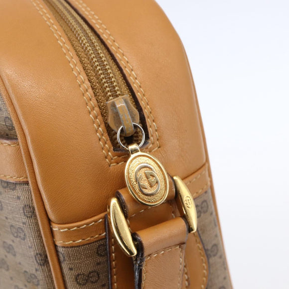 GUCCI Micro GG Supreme Web Sherry Line Bag PVC Beige 001 23 0942 Auth ki6128