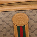 GUCCI Micro GG Supreme Web Sherry Line Bag PVC Beige 001 23 0942 Auth ki6128-17
