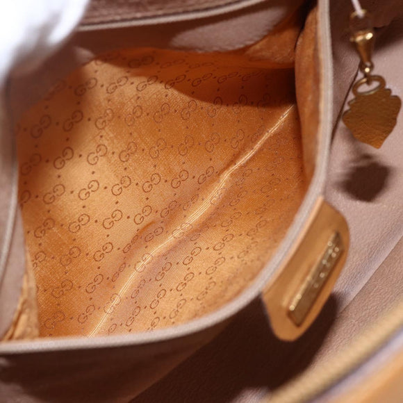 GUCCI Micro GG Supreme Web Sherry Line Bag PVC Beige 001 23 0942 Auth ki6128