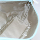 GUCCI GG Canvas Accessory Pouch Light Blue Silver 039 1103 Auth ki6130-19