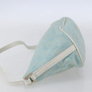 GUCCI GG Canvas Accessory Pouch Light Blue Silver 039 1103 Auth ki6130-3