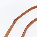 CELINE Macadam Canvas Shoulder Bag PVC Leather Brown Gold Auth ki6135-8