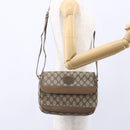 GUCCI GG Supreme Shoulder Bag PVC Leather Beige Gold 001 106 0185 Auth ki6140-23