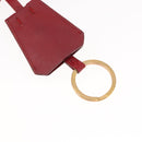 PRADA Hand Bag Nylon Red Gold Auth ki6141-10