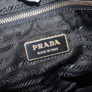 PRADA Hand Bag Nylon Red Gold Auth ki6141-17