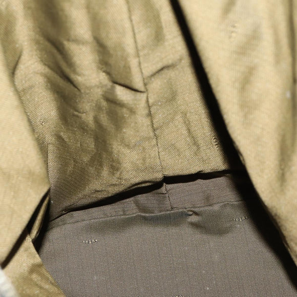 FENDI Zucca Canvas Boston Bag Black Brown gold Auth ki6142