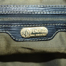 FENDI Zucca Canvas Boston Bag Black Brown gold Auth ki6142-21