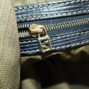 FENDI Zucca Canvas Boston Bag Black Brown gold Auth ki6142-22