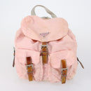 PRADA Shoulder Bag Nylon 3 Set Navy Pink gray Auth ki6143-2