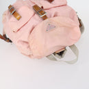 PRADA Shoulder Bag Nylon 3 Set Navy Pink gray Auth ki6143-5