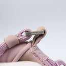 PRADA Accessory Pouch Nylon Pink Silver Auth ki6145-10