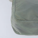 PRADA Shoulder Bag Nylon Light Blue Silver Auth ki6149-15