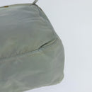 PRADA Shoulder Bag Nylon Light Blue Silver Auth ki6149-16